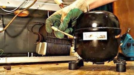 Замена мотор-компрессора холодильника