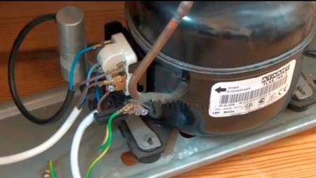 Замена пускового реле холодильника